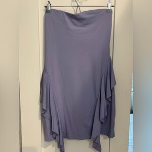 Strapless Lavender Dress